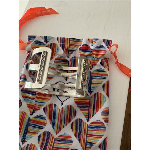 Brighton Christo Chara Wide Cuff Silver Tone Bracelet 6.5 In New in Dust bag - Picture 3 of 8